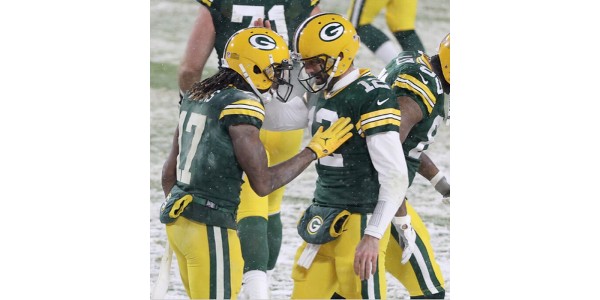 Aaron Rodgers ja Davante Adams pelasivat upean ottelun täydellisesti yhdessä